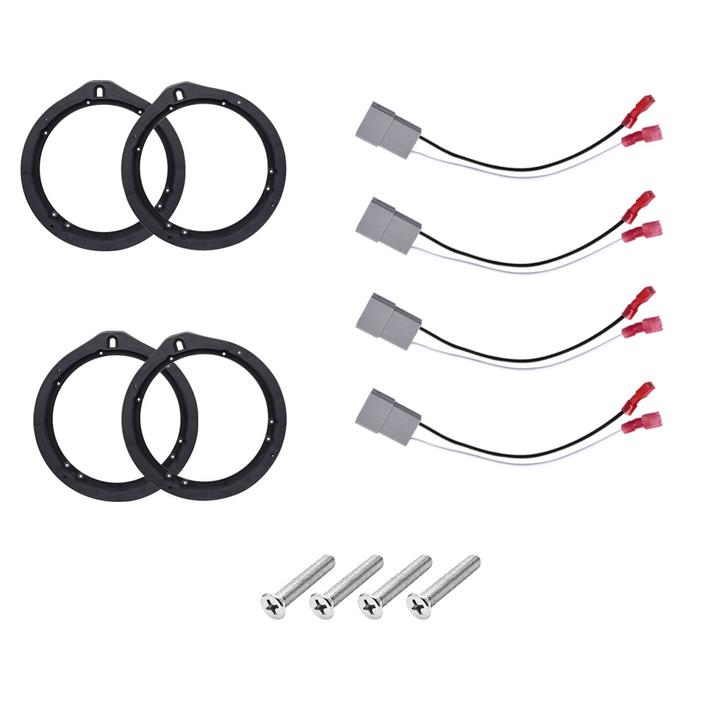 Audio Jumper Wire - 2 пары 6,5-дюймовых автомобильных дверных динамиков,