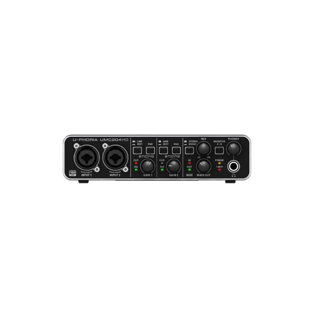 Audio Interface - Внешняя звуковая карта для записи 2x4,