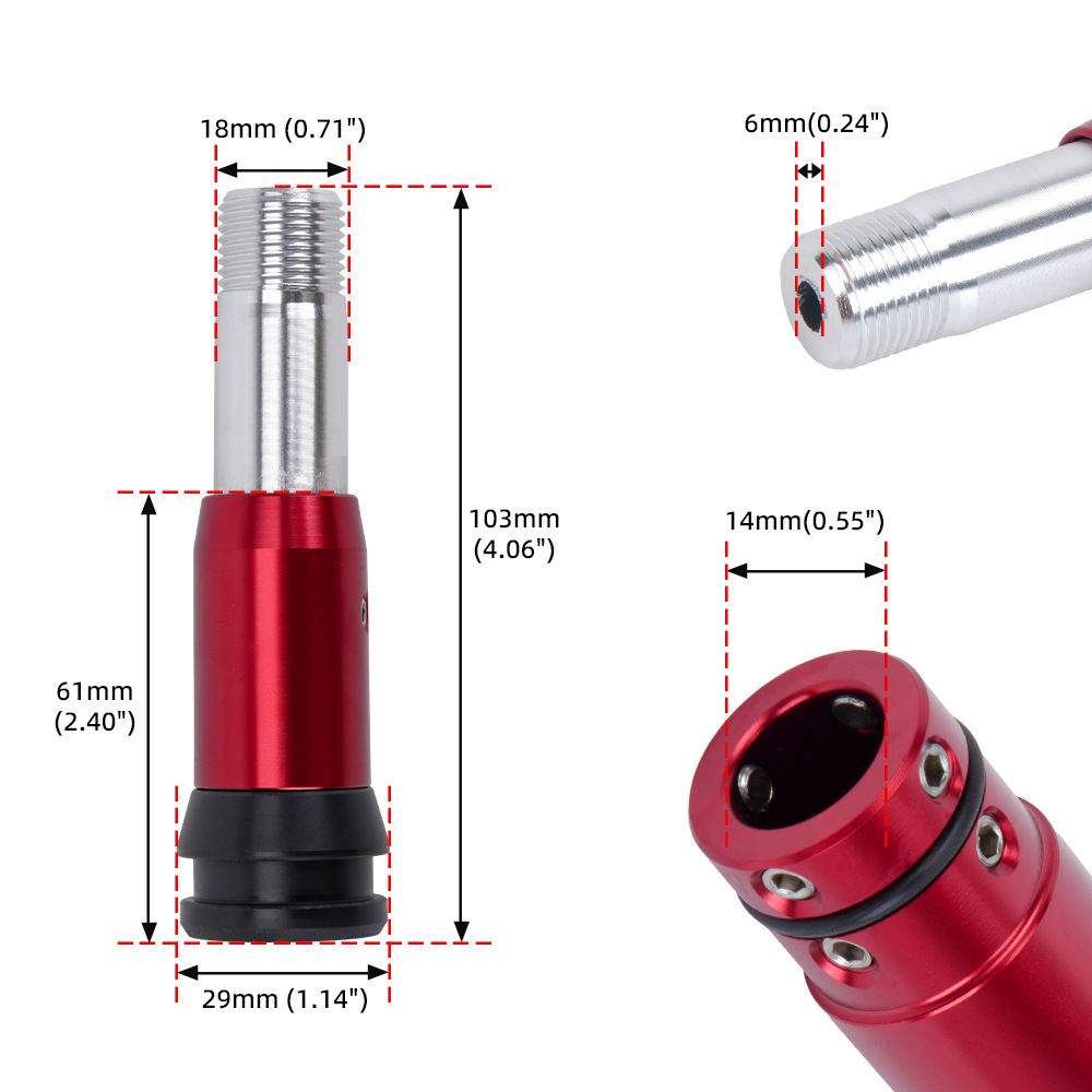 Knob Aluminum - Адаптер ручки переключения передач из алюминиевого