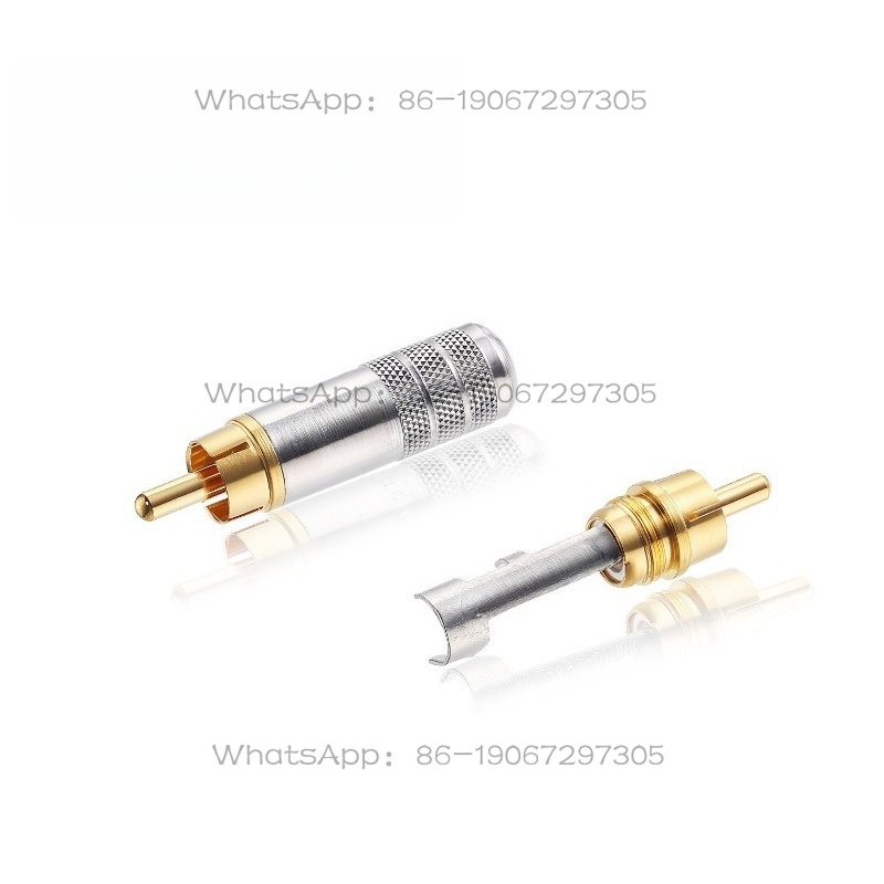 Audio Cable Rca - Серия 3502AAU, позолоченная латунь, RCA-разъем для