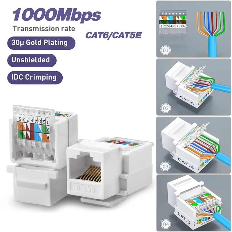 Rj45 Jack - Сетевой модуль RJ45, сетевая розетка, комплексная
