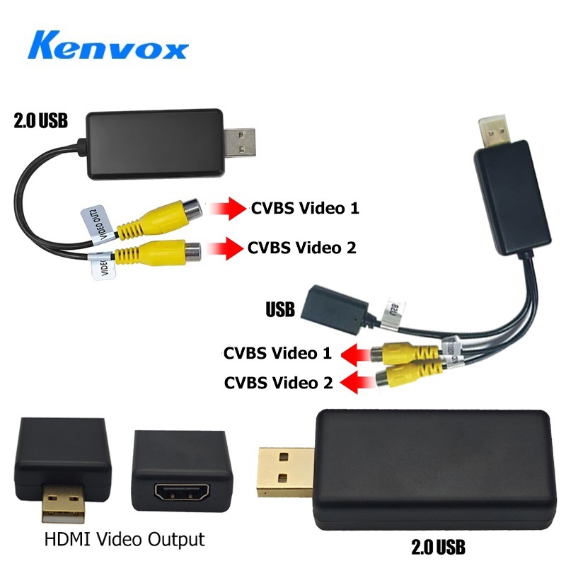 Audio Cable Rca - Кабель Kenvox Android USB с видеовыходом