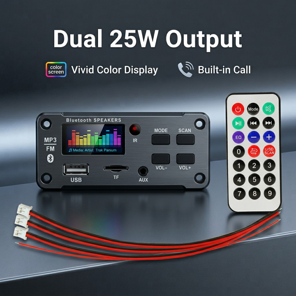 Volume Control Board - Усилитель 50 Вт с Bluetooth, декодер