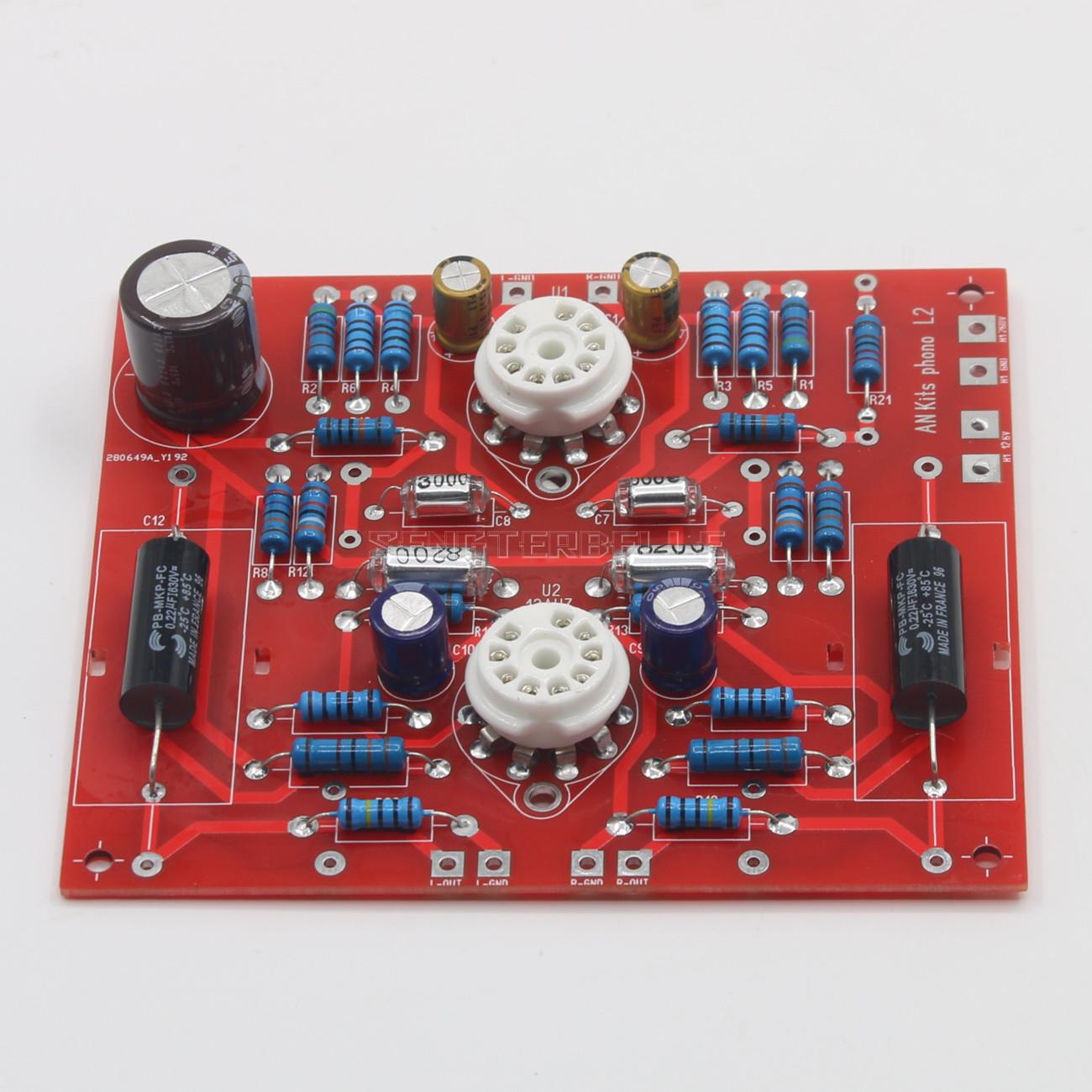 Audio Amplifier Board - A38 DIY Стерео 12AX7 + 12AU7