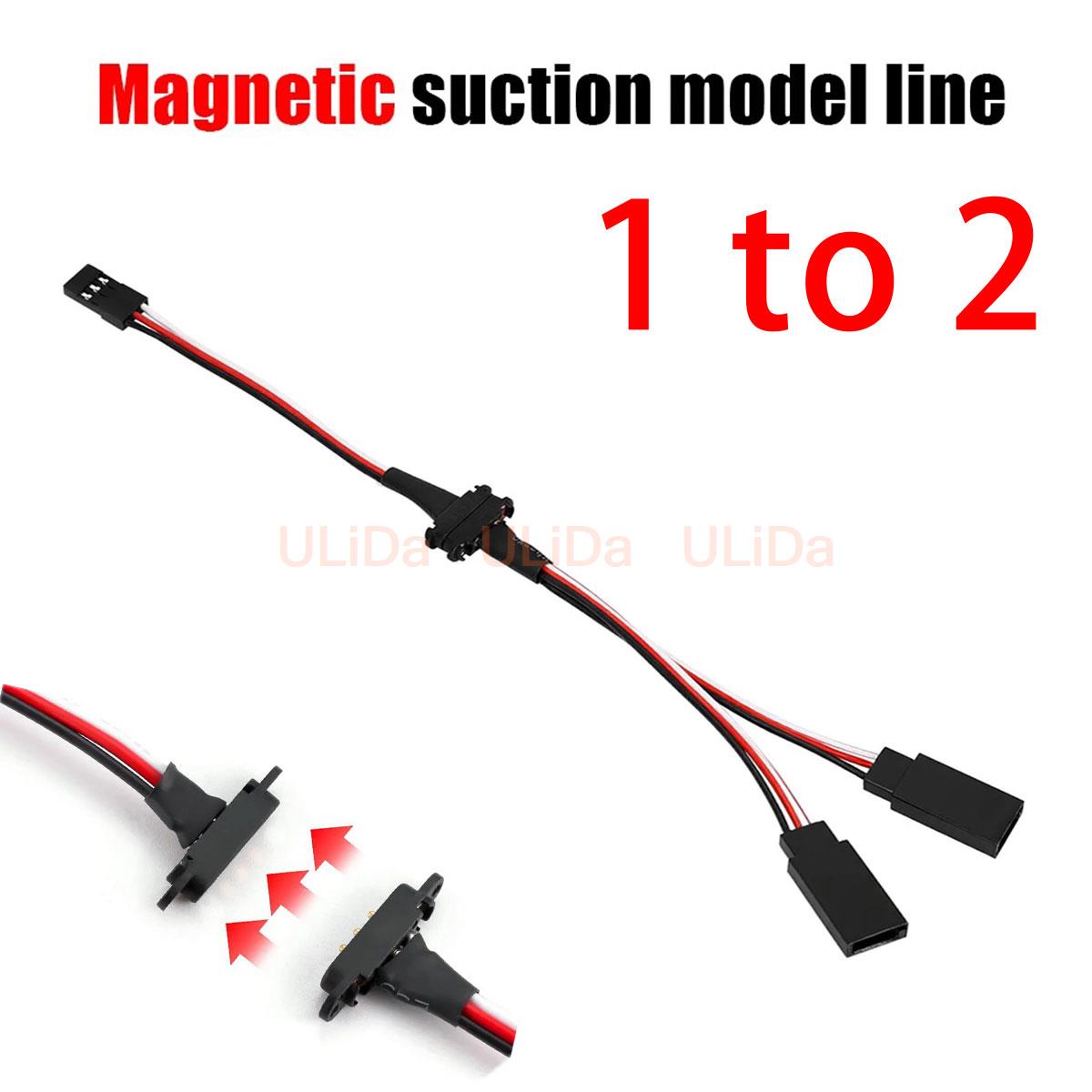 Rca Cable - 3-контактный магнитный защелкивающийся 1–2 Y-образный провод
