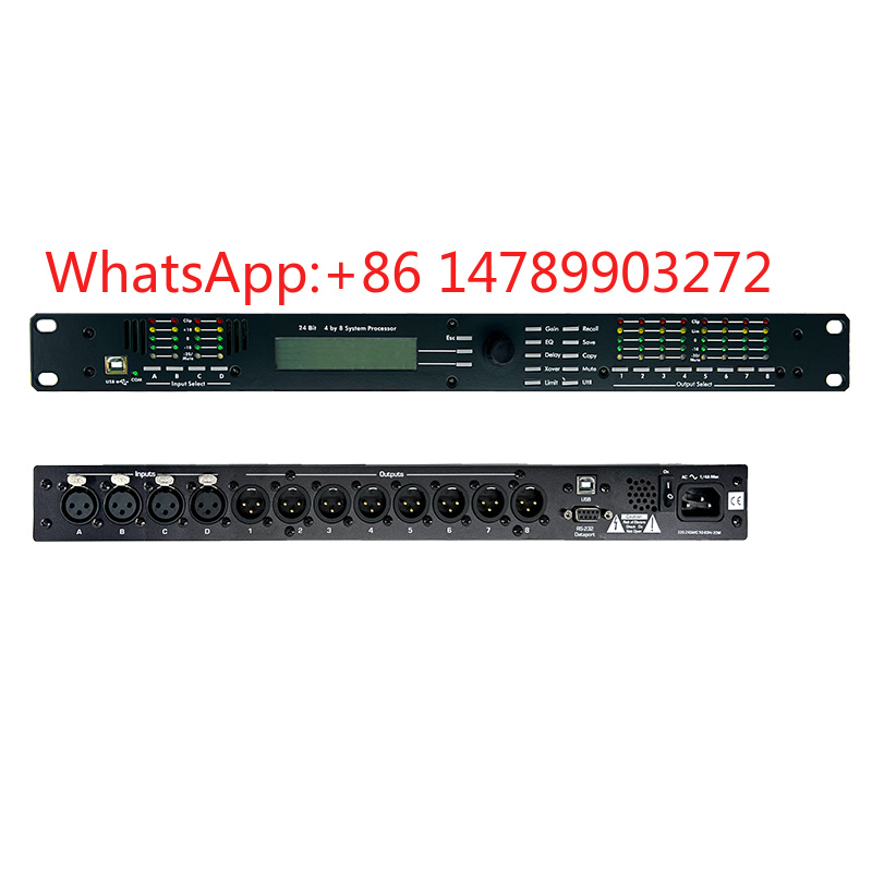 Speaker Crossover - Цифровой аудиопроцессор YOLO PR4.8SP 4×8, профессиональный