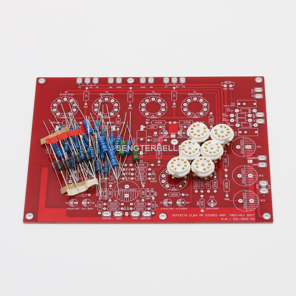 HiFi EL84 +ECF80 Комплект плат – обзор и цена Hifi Amplifier Board