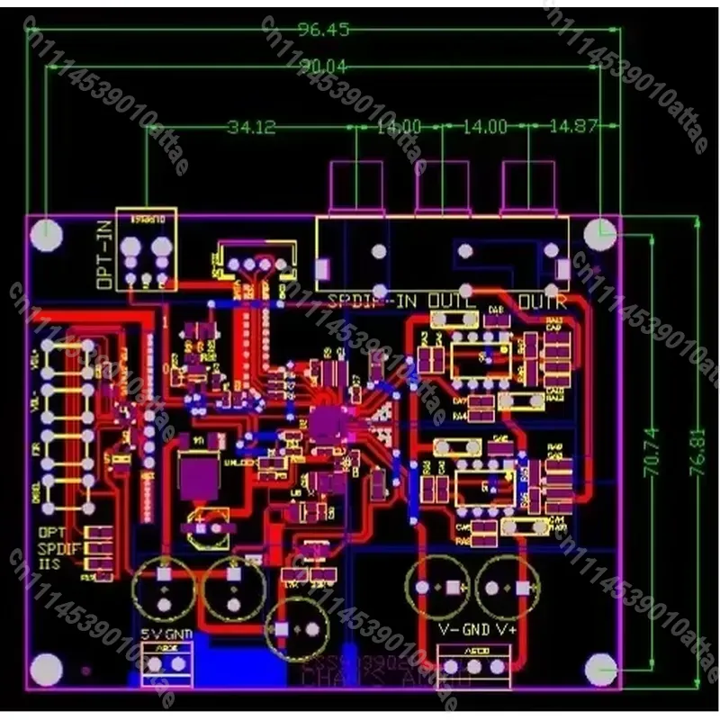 Плата декодера ЦАП ESS9039Q2M  – обзор и цена Volume Control Board