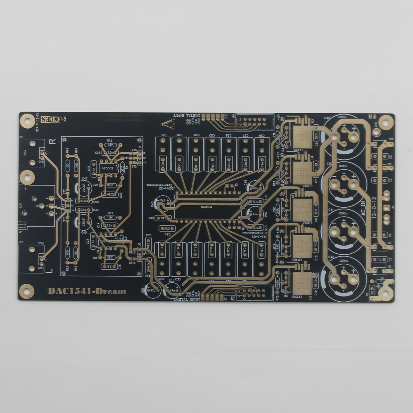 Hi-Fi аудиодекодер TDA1541 (1  – обзор и цена Dac Board