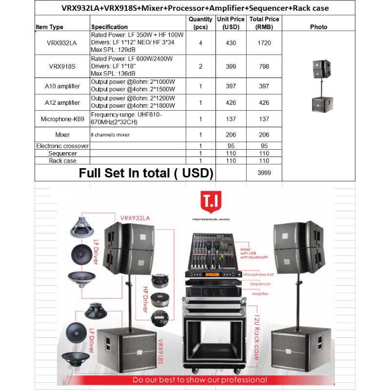 12-дюймовый двухполосный пасси – обзор и цена Full Range Speaker