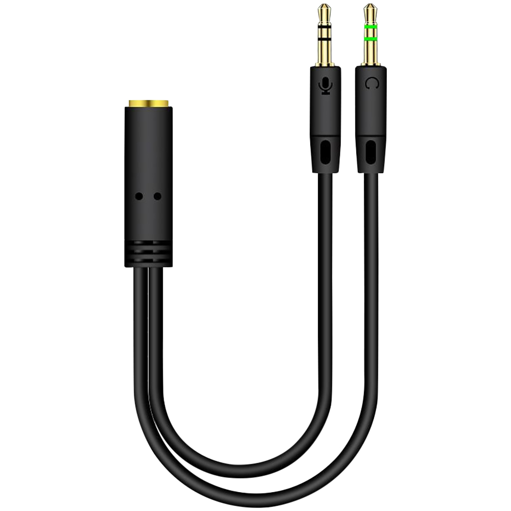 Разъем 3,5 мм, 2 штекера на 1  – обзор и цена Audio Jumper Wire