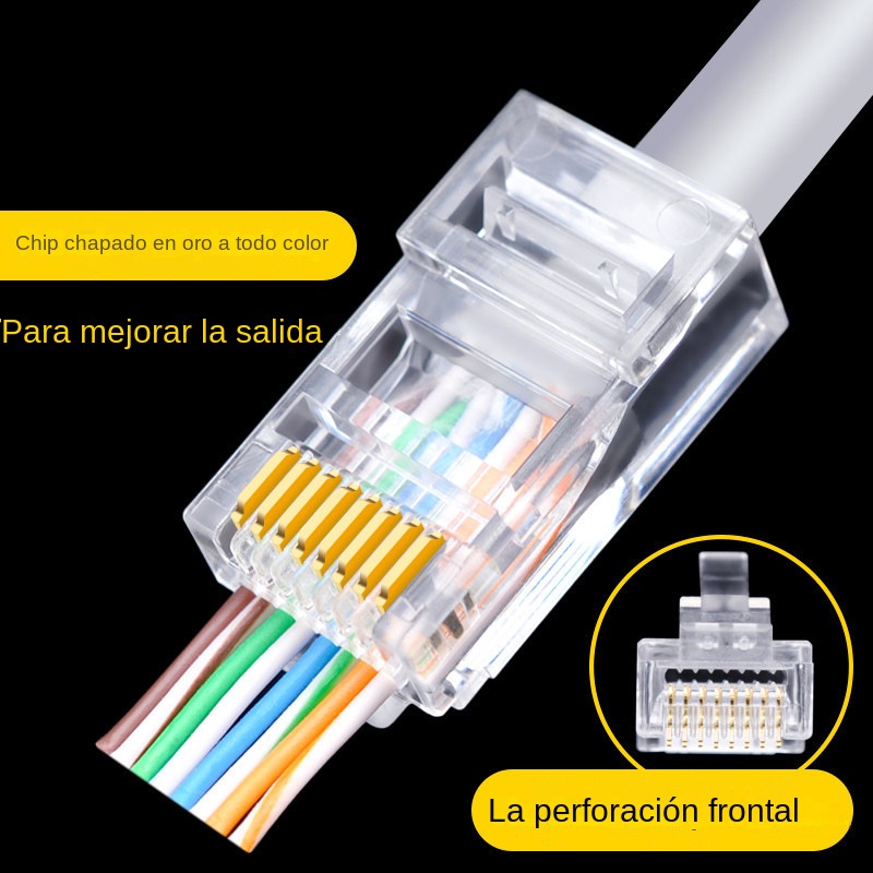 100 шт. RJ45 Cat6 Cat5e сквозн – обзор и цена Rj45 Jack